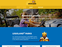 Tablet Screenshot of legoland.com